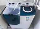 康佳（KONKA）半自動(dòng)雙桶雙缸8公斤 洗衣機大容量脫水甩干機 以舊換新家電家電補貼XPB80-752S 曬單實(shí)拍圖