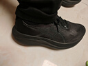 亞瑟士ASICS男鞋緩震跑鞋耐磨運動(dòng)鞋回彈透氣跑步鞋 GEL-NIMBUS 27 黑色/灰色 41.5 曬單實(shí)拍圖