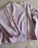 貓人新款10A級抗菌除螨含山羊絨蠶絲女士保暖內衣女套裝丁香紫L 曬單實(shí)拍圖