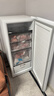 美的（Midea）176L立式家用冰柜風(fēng)冷無(wú)霜變頻全冷藏冷凍柜電子控溫冷柜一級能效小型冰箱BD/BC-176WEM國家補貼 曬單實(shí)拍圖