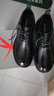 紅蜻蜓男鞋秋季真皮商務(wù)正裝鞋輕便大頭皮鞋通勤德比鞋WLA450211黑色42 曬單實(shí)拍圖