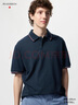 優(yōu)衣庫合作款男裝女裝快干POLO衫短袖條紋飾邊T恤476227 69 藏青色 L /175/100A 曬單實(shí)拍圖