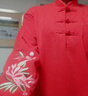 皮爾卡丹德絨新中式刺繡立領(lǐng)衛衣女秋冬新款安可拉紅國風(fēng)盤(pán)扣保暖長(cháng)袖上衣 W832 紅色【德絨保暖】 L 建議100-115斤 曬單實(shí)拍圖