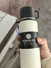 全鋼大容量保溫杯 戶(hù)外男女便攜保溫壺 茶水分離旅行壺 白色 600ml 曬單實(shí)拍圖