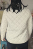 納維凱爾意大利小帆船25年新款女士菱格紋翻領(lǐng)棉服三防保暖外套2341205501 曬單實(shí)拍圖