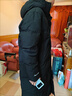 鴨鴨（YAYA）王一博同款羽絨服男女2025年冬季新款長(cháng)款過(guò)膝極寒加厚保暖外套 青光黑色YE5B000656A【抗寒-40°C】 3XL (190) 【195-215斤】 曬單實(shí)拍圖