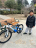 喜德盛青少年山地自行車(chē)鎂騎士鎂合金車(chē)架碟剎禧瑪諾7速變速 環(huán)湖藍（24寸）（適合身高135-150cm） 曬單實(shí)拍圖