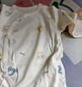 童顏嬰兒連體衣春秋冬季純棉新生兒衣服初生寶寶蝴蝶哈衣和尚服 2件套 曬單實(shí)拍圖