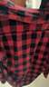 優(yōu)衣庫男女裝法蘭絨格子襯衫長(cháng)袖襯衣薄外套25秋冬480772 480772/15珊瑚紅色 L 曬單實(shí)拍圖