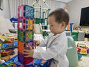 布魯奇鉆面彩窗磁力片兒童玩具男孩3-6歲磁力積木益智玩具1-3歲生日禮物 曬單實(shí)拍圖