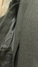 鴨鴨【鎏金系列】大衣羽絨服女中長(cháng)款2025冬季防寒風(fēng)衣氣質(zhì)毛呢外套SY 灰色 （兩件套） L 曬單實(shí)拍圖