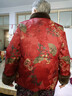 俞兆林（YUZHAOLIN）中老年女裝加絨加厚唐裝婚宴棉襖奶奶冬裝喜慶棉衣老太太洋氣外套 FNQtvd72 富貴紅上衣（加絨） 3XL  建議(115-130斤) 曬單實(shí)拍圖