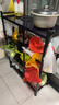 UOEN廚房置物架落地多層蔬菜籃子收納架家用多功能零食儲物架雜物靠墻 曬單實(shí)拍圖
