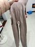 都市麗人德絨發(fā)熱高腰保暖褲女士秋褲含羊毛收腹褲可外穿打底褲深灰XL 曬單實(shí)拍圖