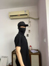 JEEP防曬面罩騎行防紫外線(xiàn)冰絲脖套面巾圍脖頭套男薄魔術(shù)頭巾女 黑色 曬單實(shí)拍圖