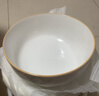 巛焦碗具套裝碗盤(pán)餐具釉下彩簡(jiǎn)約高檔家用陶瓷碗盤(pán)子面碗組合碗筷新款 8英寸湯碗【1個(gè)】皓月白 曬單實(shí)拍圖