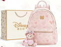 迪士尼（Disney）女士雙肩包女款2025年新款輕奢超輕背包生日新年情人節禮物女生 米奇-粉色-【贈禮盒+掛件】 曬單實(shí)拍圖