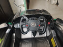 奔馳兒童電動(dòng)車(chē)四輪汽車(chē)遙控玩具車(chē)可坐人小孩嬰兒帶搖擺寶寶童車(chē)星辰皓 烤漆銀灰【賽車(chē)版】電子轉向+皮座+便攜拉桿+軟胎 曬單實(shí)拍圖