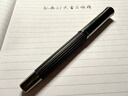 弘典練字軟尖鋼筆原木黑檀男女高檔商務(wù)辦公低位上墨精致送禮盒自研筆舌1866紅檀蘇木簽字筆類(lèi)刀鋒尖 黑檀 EF（單筆裝+兩盒墨囊） 曬單實(shí)拍圖