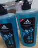 阿迪達斯（adidas）Adidas阿迪達斯男士三合一沐浴600ml大瓶裝洗發(fā)潔面沐浴清爽留香 三合一冰點(diǎn)600ml+熱情600ml 曬單實(shí)拍圖