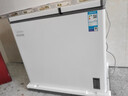 Midea美的冰柜210升家商兩用 冷藏冷凍雙溫雙箱冷柜 一級能效電子溫控 白色 210L BCD-210DKEM(E) 曬單實(shí)拍圖