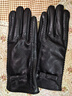 凡飾（FANCET）羊皮手套女冬季加絨保暖分指手套開(kāi)車(chē)觸屏蝴蝶結真皮手套禮盒裝 曬單實(shí)拍圖