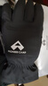 拓路者（Pioneer Camp）Primaloft金標p棉防水登山手套男款可觸屏保暖加厚滑雪手套雪山男 黑色 L 曬單實(shí)拍圖
