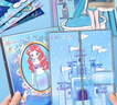 奕思瑞兒童玩具3-6歲女孩公主換裝貼紙書(shū)安靜書(shū)免裁剪益智女童生日禮物 曬單實(shí)拍圖