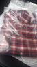 布克兄弟男士商務(wù)休閑免燙純棉長(cháng)袖襯衫 暗紅格子 免燙長(cháng)袖 m(140-160斤) 曬單實(shí)拍圖