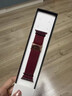 適用applewatchS11手表表帶S10尼龍編織S9磁吸扣蘋(píng)果表帶女款 酒紅色(金屬扣) 適用iwatch S6/5/4/SE【40mm】 曬單實(shí)拍圖