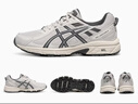 亞瑟士ASICS男女經(jīng)典耐磨舒適復古慢跑鞋 GEL-VENTURE 6 白色/藍色 42 曬單實(shí)拍圖