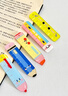 ZOZX迷你掌心尺糖果色創(chuàng  )意鉛筆尺子套裝卡通迷你口袋便攜尺書(shū)包掛件測量尺學(xué)生文具m5手帳本迷你刻度尺 創(chuàng  )意鉛筆掌心尺1套5個(gè)【高清印刷 | 波珠掛件】 曬單實(shí)拍圖