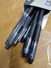 晨光OPUSS黑水晶AGP63201中性筆0.38mm全針管辦公考試筆簽字 63201黑色一盒12支 曬單實(shí)拍圖