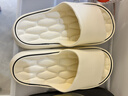百慕傾臣買(mǎi)一送一拖鞋女夏季室內家居浴室洗澡防滑情侶一對按摩涼拖鞋男士 白色+黑色 36-37 +40-41 曬單實(shí)拍圖