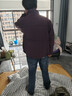 馬登工裝雙面穿男士棉服山系加厚保暖短款襖子美式立領(lǐng)棉衣男秋冬外套 紫色 【棉襖男款2025最新款】 L 曬單實(shí)拍圖