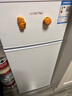 HYUNDAI（韓國現代）小冰箱迷你小型家用冷藏冷凍宿舍出租房辦公室雙開(kāi)門(mén)二門(mén)電冰箱節能省電 100L白【一級能效+租房必備】 曬單實(shí)拍圖