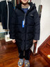亞瑟士（asics）童裝25年冬季兒童中長(cháng)款羽絨服蓬松有型加厚保暖防水334251072520 曬單實(shí)拍圖