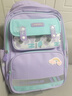 Edison愛(ài)迪生小學(xué)生書(shū)包女孩護脊減負大容量防潑水反光兒童背包24016-6 曬單實(shí)拍圖