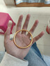 金包銀手鐲素圈古法傳承女實(shí)心999不掉色結婚新款 4毫米54圈口金包銀禮盒證書(shū) 曬單實(shí)拍圖