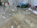 格娜斯（CRISTALGLASS）勃艮第紅酒杯套裝 家用大號水晶玻璃葡萄酒高腳杯酒具460ml兩只 曬單實(shí)拍圖