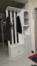 傲墨軒歐式實(shí)木鞋柜進(jìn)門(mén)入戶(hù)隔斷屏風(fēng)玄關(guān)柜家用客廳鞋柜掛衣架一體靠墻 實(shí)木奶油白+單門(mén)+長(cháng)100 左換鞋凳 曬單實(shí)拍圖