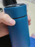 德國304不銹鋼保溫杯智能測溫便攜迷你口袋杯禮物水杯實(shí)用高顏值 不顯示溫度200毫升粉色 無(wú)茶隔 曬單實(shí)拍圖