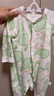 貝瑞加（Babyprints）寶寶連體衣2件裝嬰兒純棉四季衣服長(cháng)袖爬服柔軟哈衣家居內衣綠80 曬單實(shí)拍圖