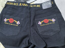 VERSACE JEANS COUTURE范思哲【禮物】男士裝飾束口牛仔褲 曬單實(shí)拍圖