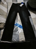真維斯牛仔褲女冬季加絨直筒百搭彈力質(zhì)感潮流顯瘦煙管褲女藍灰加絨L 曬單實(shí)拍圖