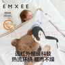 嫚熙（EMXEE）嬰兒半邊絨蓋毯兒童寶寶秋冬季毛絨保暖蓋毯幼兒園蓋毯空調被 暖冬抱抱110*130cm 建議室溫0-15℃ 曬單實(shí)拍圖