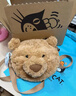 Jellycat巴塞羅熊挎包毛絨玩具兒童包包玩偶公仔2025新品生日情人節禮物 棕色 One Size 曬單實(shí)拍圖
