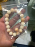 珍百福菩提根白玉菩提子漸變繞指柔學(xué)生盤(pán)玩手串手鏈文玩男女手串禮物 微醺野莓圓珠12mm 曬單實(shí)拍圖