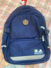 史努比（SNOOPY）小學(xué)生書(shū)包男孩學(xué)院風(fēng)護脊減負1-4-6高年級兒童初中生雙肩背包 藍 曬單實(shí)拍圖