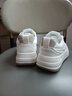卡帝樂(lè )鱷魚(yú)休閑女鞋厚底小白鞋輕便松糕底板鞋百搭休閑運動(dòng)鞋 1670 米卡 37 曬單實(shí)拍圖